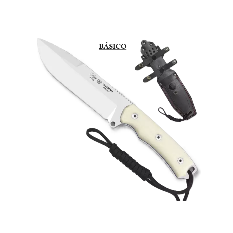 Nieto Shaman Knife Macro Mikarta White 14116