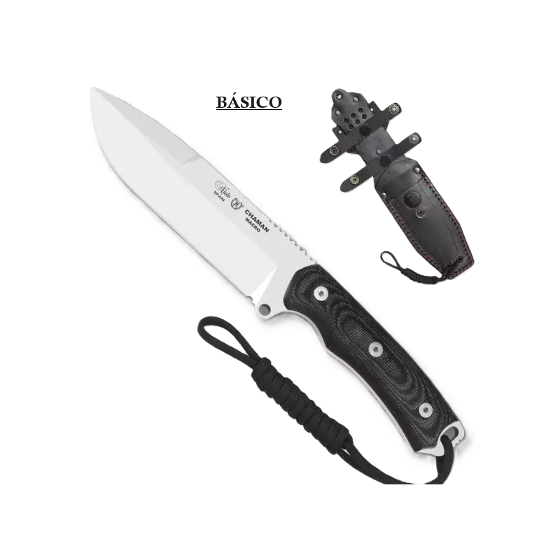 Cuchillo Nieto Chamán Macro Böhler (MIKARTA NEGRA)