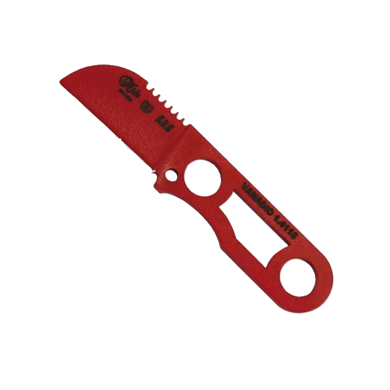 Cuchillo Nieto S.O.S. Rojo R-12R + Funda de Cuero