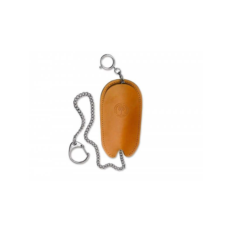 Böker Solingen leather sheath with chain for knife