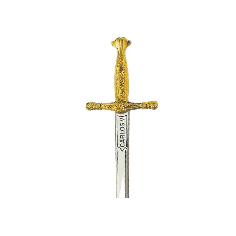 MINI SPADA CARLOS V BRONZO