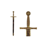 MINI ESPADA EXCALIBUR. BRONCE