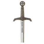 MINI ESPADA ROBIN HOOD PLATA
