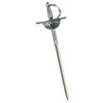 MINI SCHWERT SPANISCH SILBER SCHALE