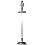 Don Quijote Brieföffner in Silber