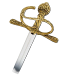 OUVRE-CARTE ÉPÉE PAR F. DRAQUE BRONZE