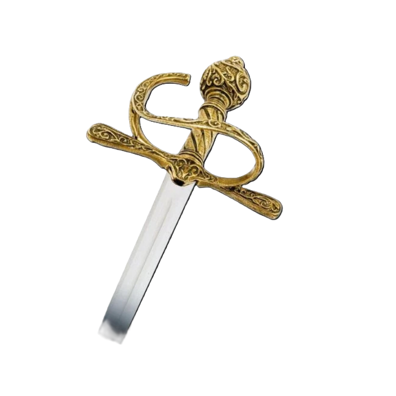 SWORD CARD OPENER POR F. DRAQUE SILVER