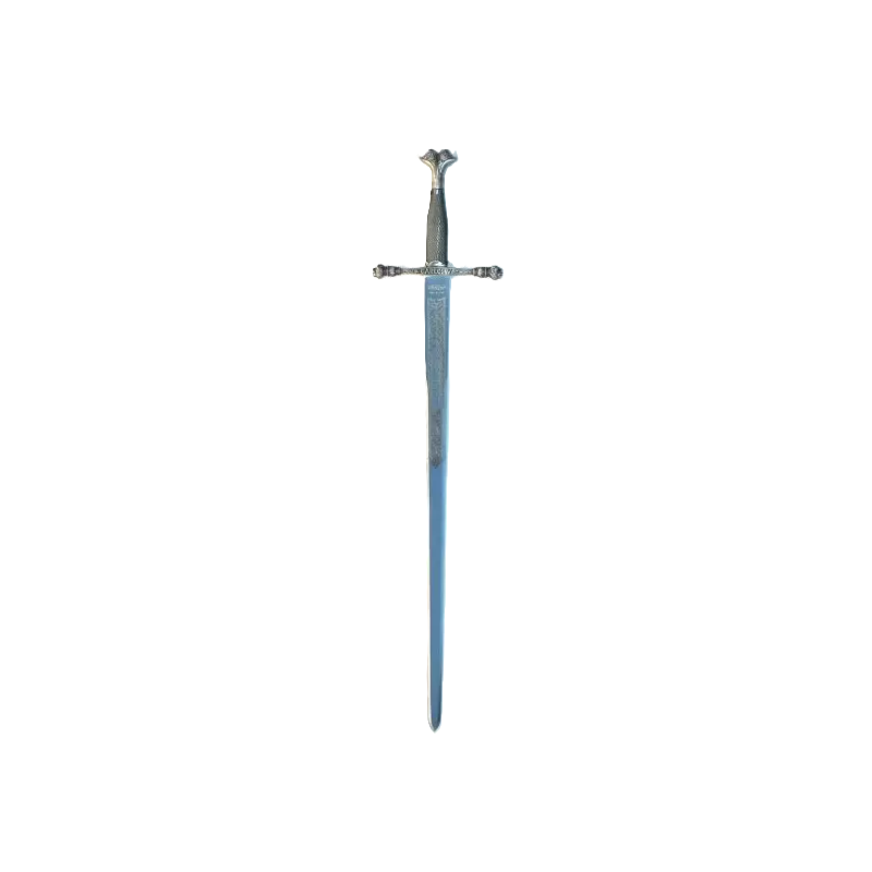 Carlos V Sword in Aged Silver