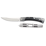 Coltello Albainox in Resina Nera, lama da 9,9 cm