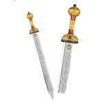 ÉPÉE JULES CÉSAR EN OR AVEC FOURREAU. RÉF. 212V