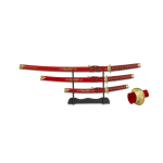 SET DE KATANAS ROJAS TOLEDO IMPERIAL 31515
