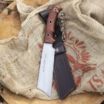 MUELA MACHETTE SHERPA-18C MICARTA BROWN