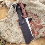 MUELA MACHETTE SHERPA-18C MICARTA BROWN