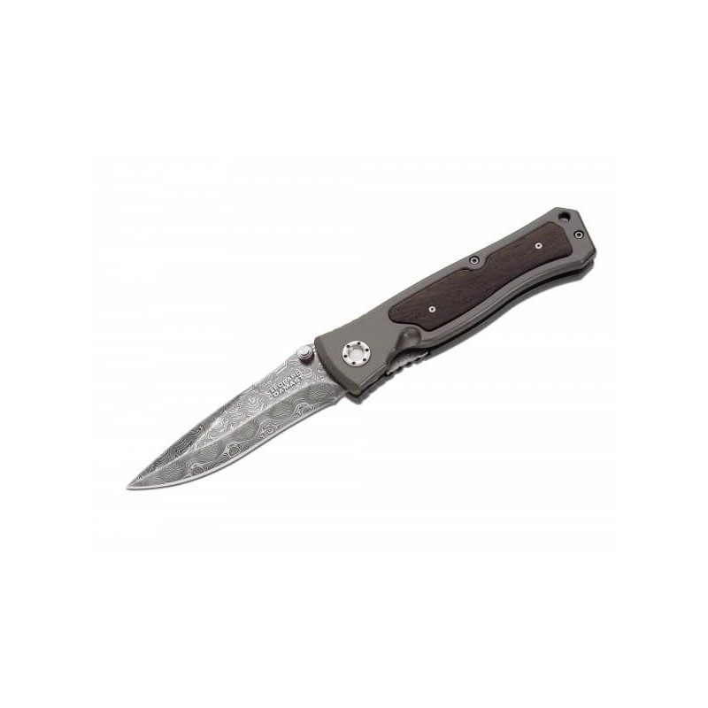 Coltellino tascabile Böker Solingen Leopard Damasco II