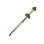 MINI-TEMPLERSCHWERT SILBERNES FINISH. NR. 1280