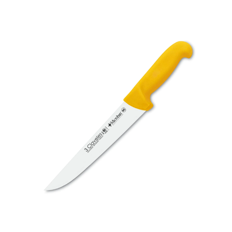 CUCHILLO CARNICERO 3 CLAVELES AMARILLO 1