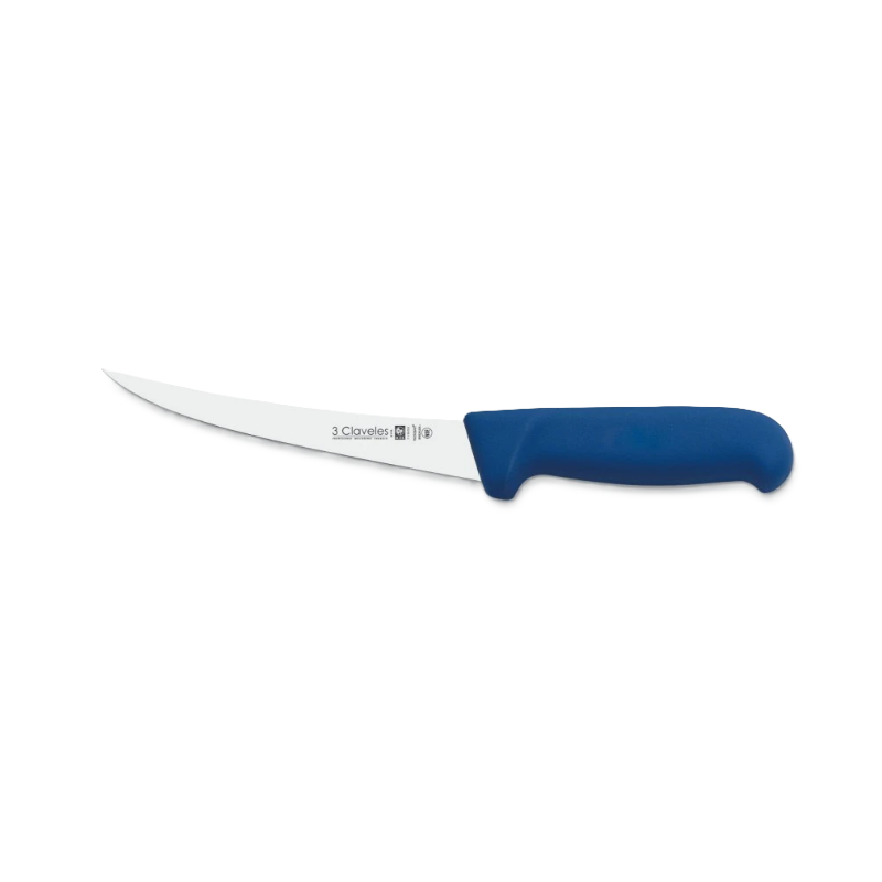 CUCHILLO CURVO DESHUESAR PROFLEX AZUL 2