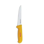 COLTELLO DA MACELLAIO STRETTO GIALLO 2