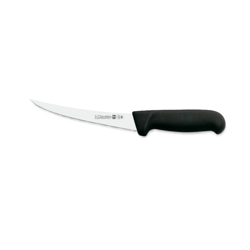 CUCHILLO CURVO DESHUESAR PROFLEX NEGRO 1