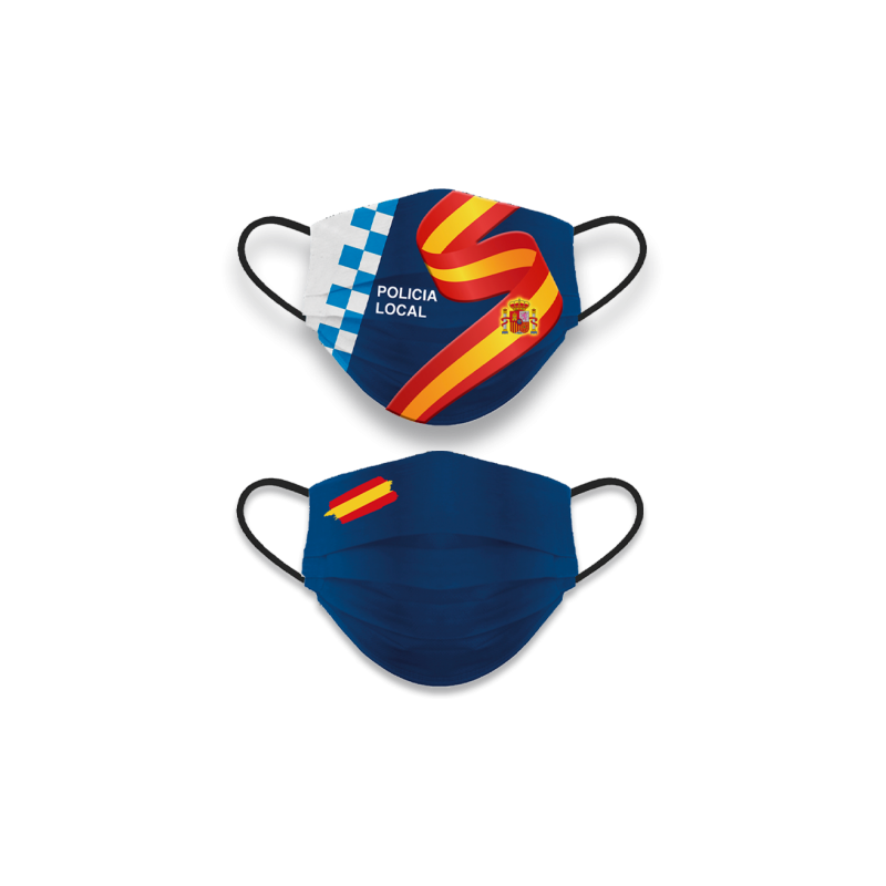 MASCHERINA REVERSIBILE, POLIZIA LOCALE