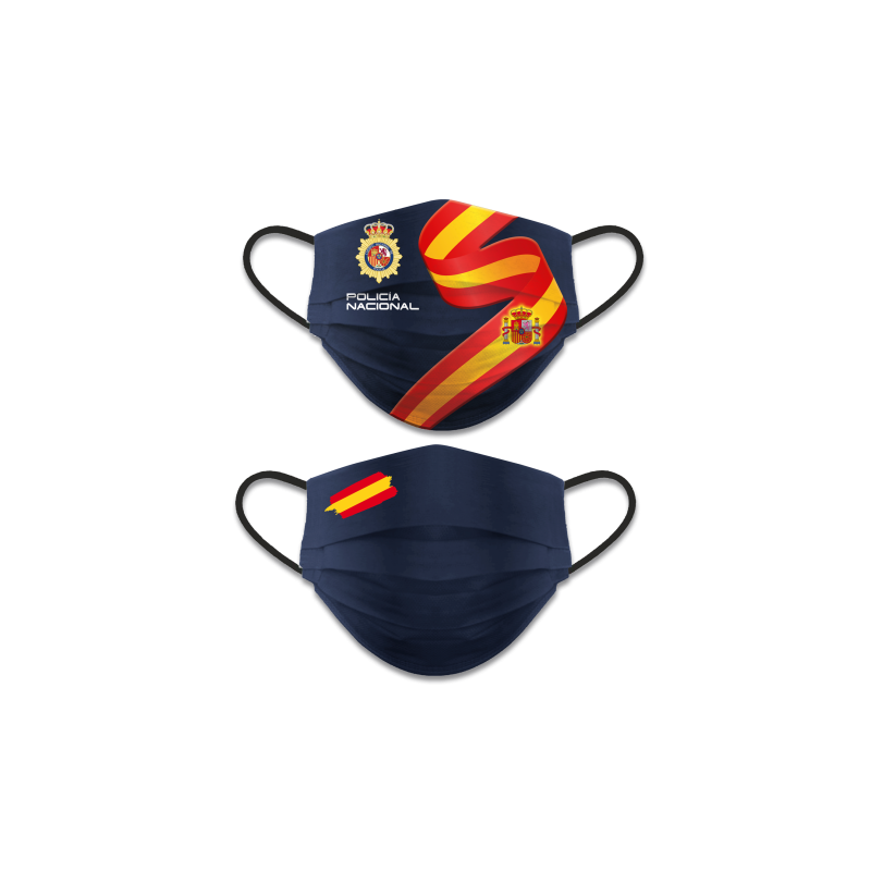 REVERSIBLE FACE MASK, NATIONAL POLICE