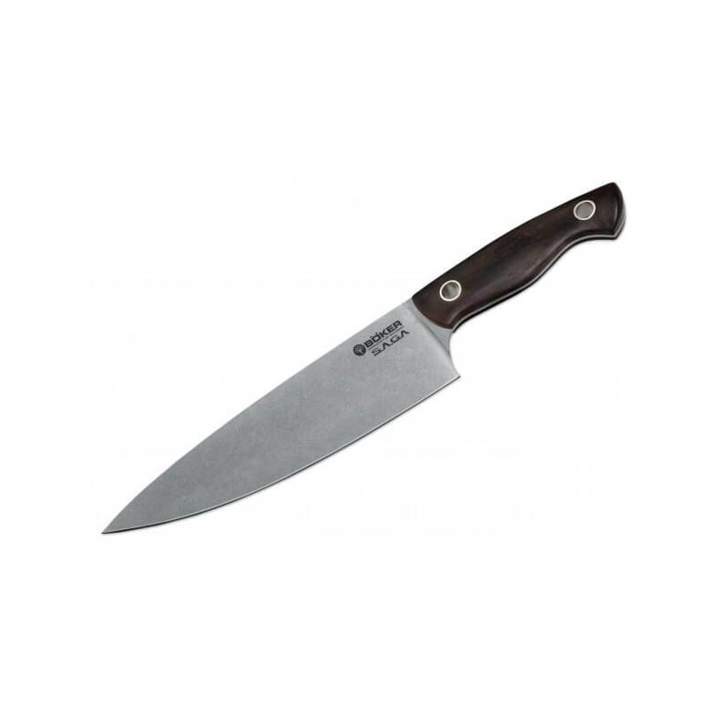 Böker Solingen Saga Knife Granadilla Chefs Knife