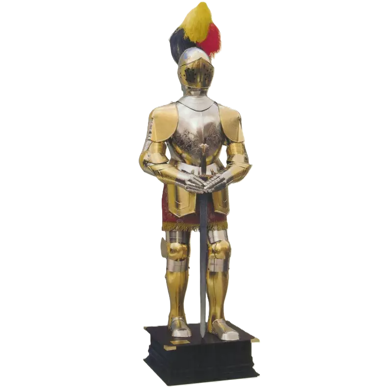 ARMADURA MEDIEVAL GRABADA 904