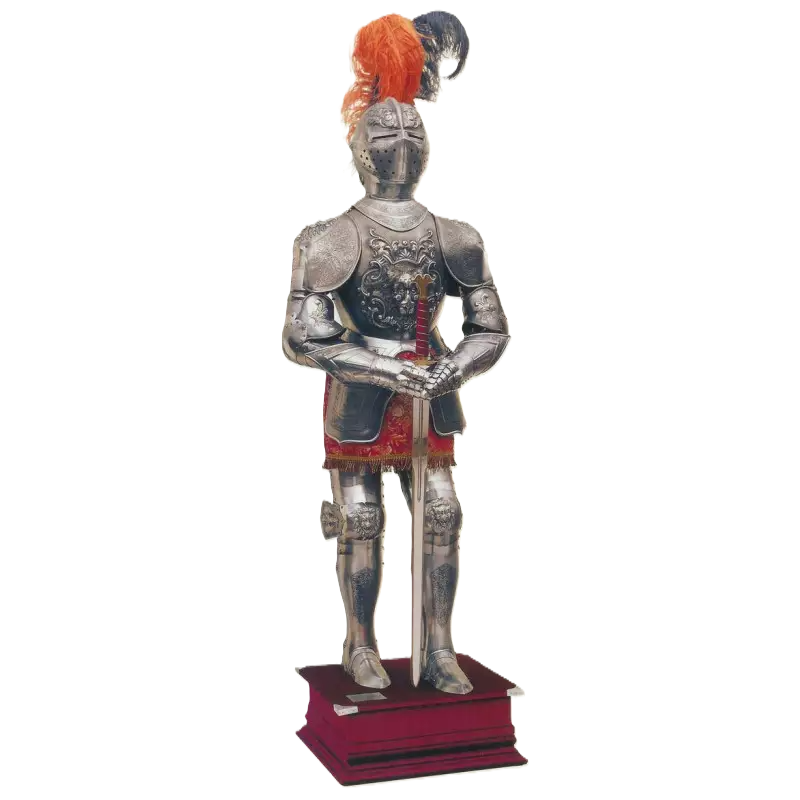 ARMADURA MEDIEVAL GRABADA 902