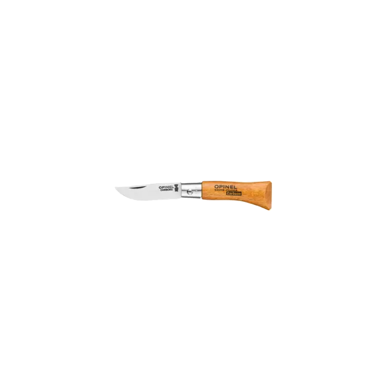 COUTEAU OPINEL N°2 HÊTRE CARBONE