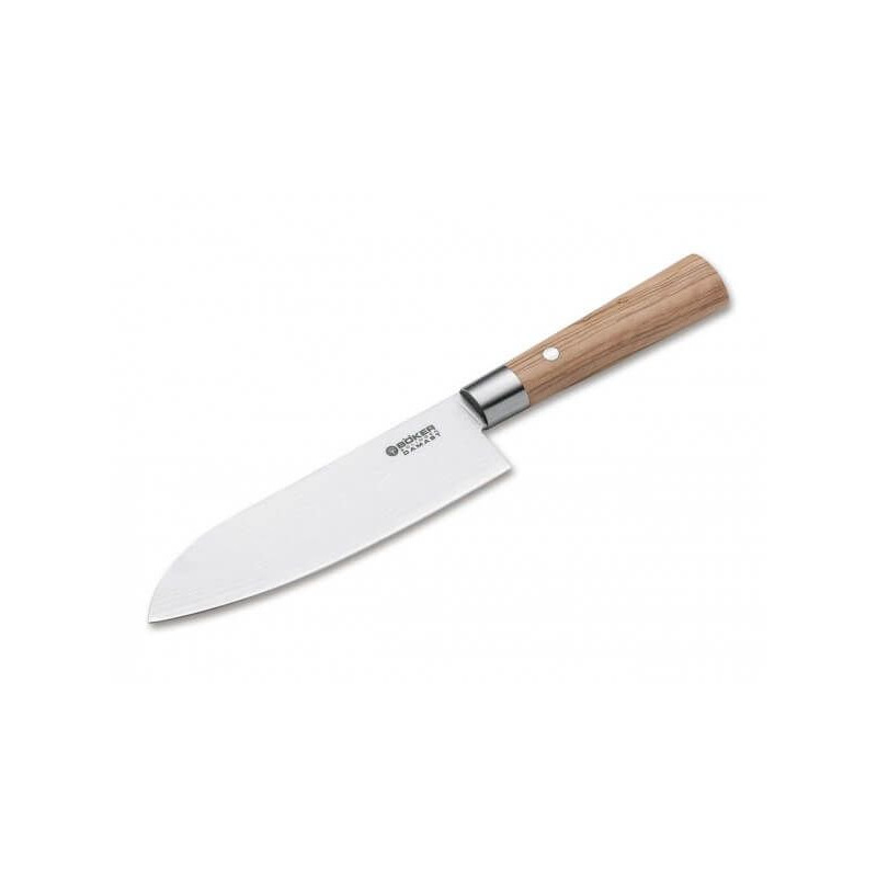 Böker Solingen Santoku Damasco Oliveira