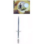 MINI GLAMDRING ÉPÉE FINITION ARGENTÉE DU FILM LE HOBBIT