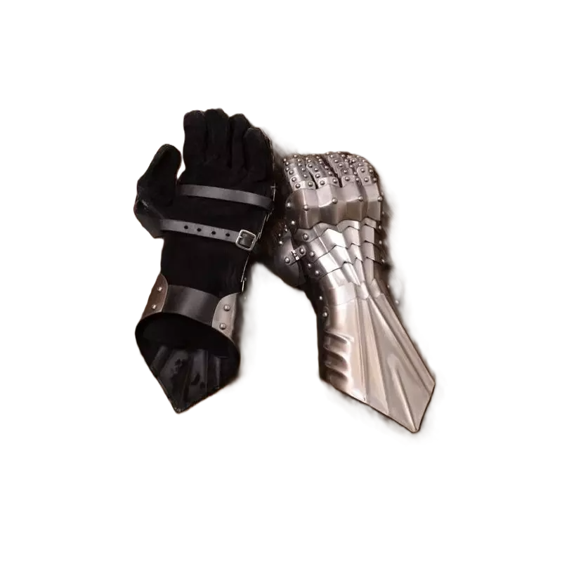 1001065800 Functional gauntlets nailed and sewn