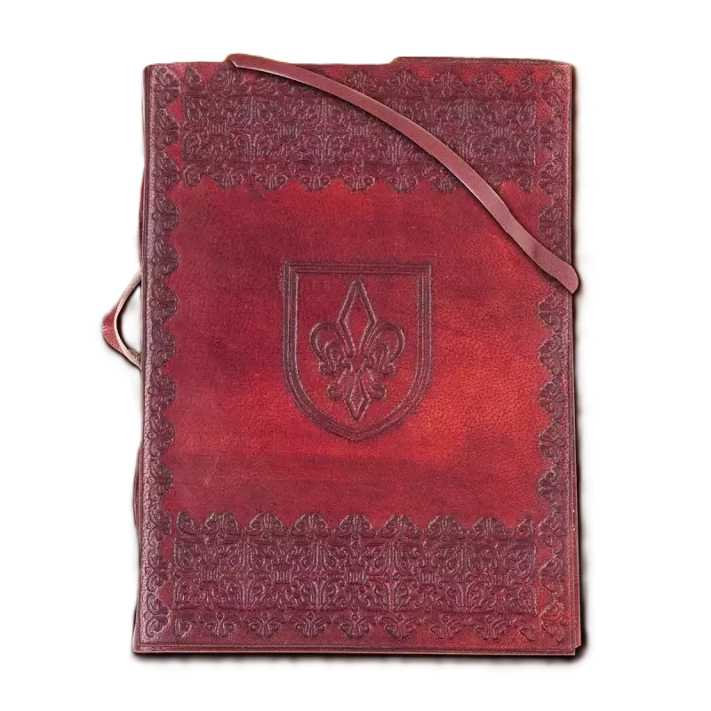 Diary Fleur de Lis - Leather - Ref 805100