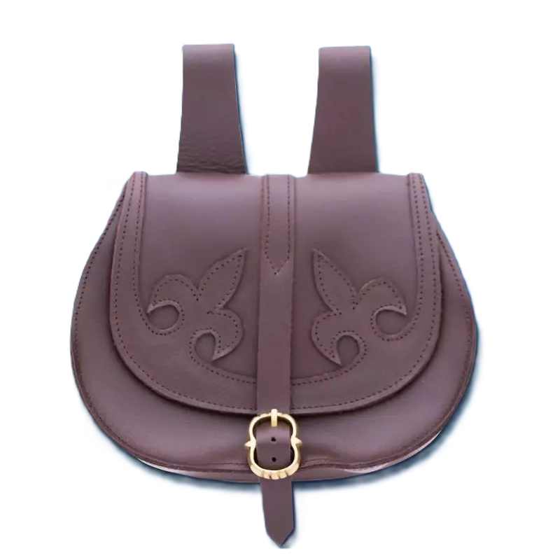 Sac en cuir fleur de lys - Réf. 201624