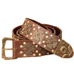 Ceinture Longue Médiévale en Cuir - Réf. 200672
