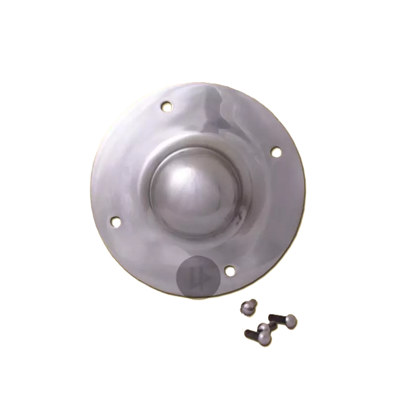 ULF-SD-06 Gobba di scudo normanno, con rivetti, acciaio da 2 mm