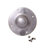ULF-SD-06 Gobba di scudo normanno, con rivetti, acciaio da 2 mm