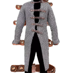 B-81900 Chain Mail Tunic - Blackened Aluminum