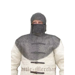 BMSB-CSV Chainmail ou Capuz Executor com Protetor Bucal Quadrado