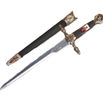 CAVALEIROS TEMPLÁRIOS ADAGA HISTÓRICA. REFERÊNCIA 580