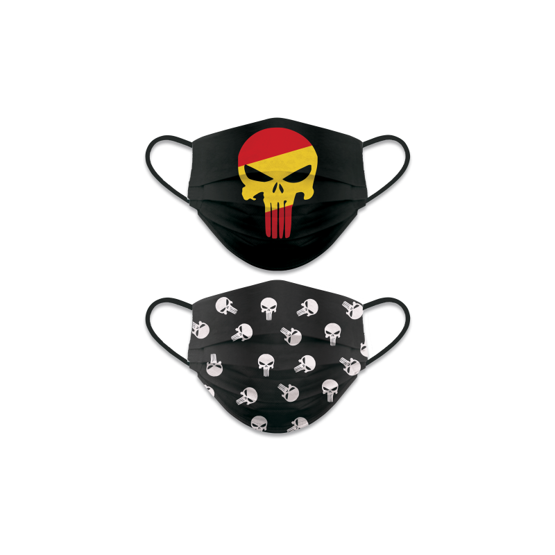 MASCARILLA FACIAL REVERSIBLE, CALAVERA