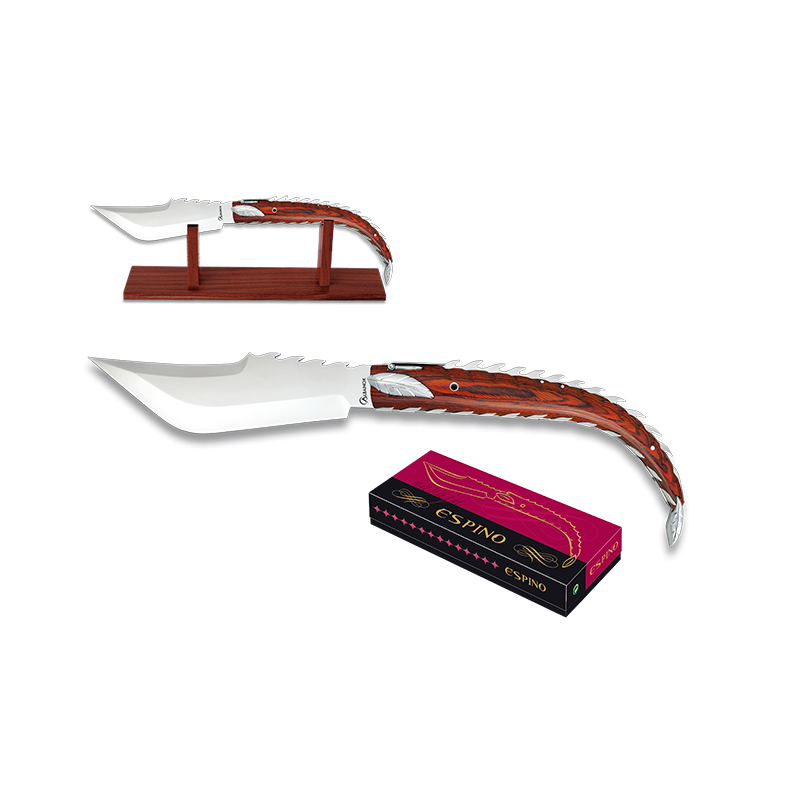 Coltello spinato a cricchetto gigante 22,5 cm