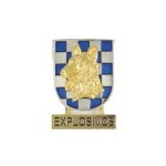 Distintivo guida per cani esplosivi