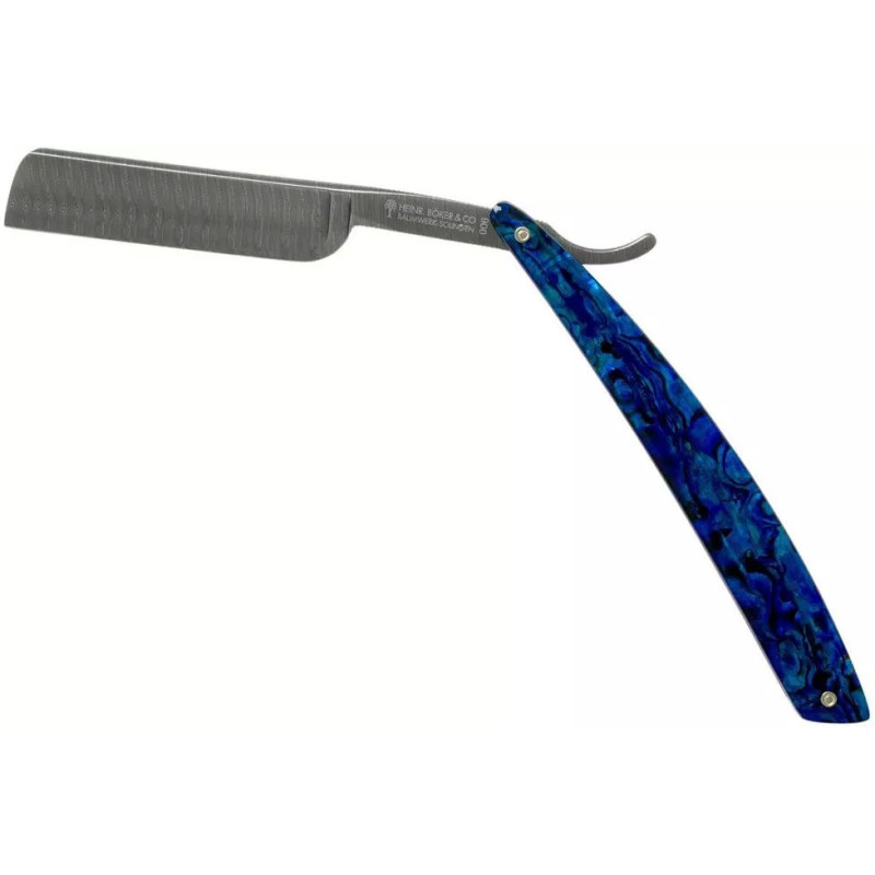 Böker Manufaktur Damascus Paua 140525DAM straight razor