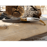 Navaja sevillana asta de ciervo-Aceros de Hispania