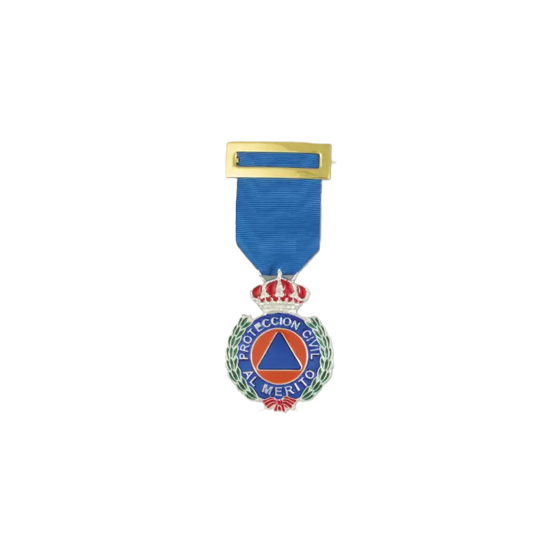 Medalha de Mérito Prot Civil Prata Dtvo.