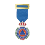 Medal MERITO PROTECCION CIVIL PLATA DISTINTIVO A