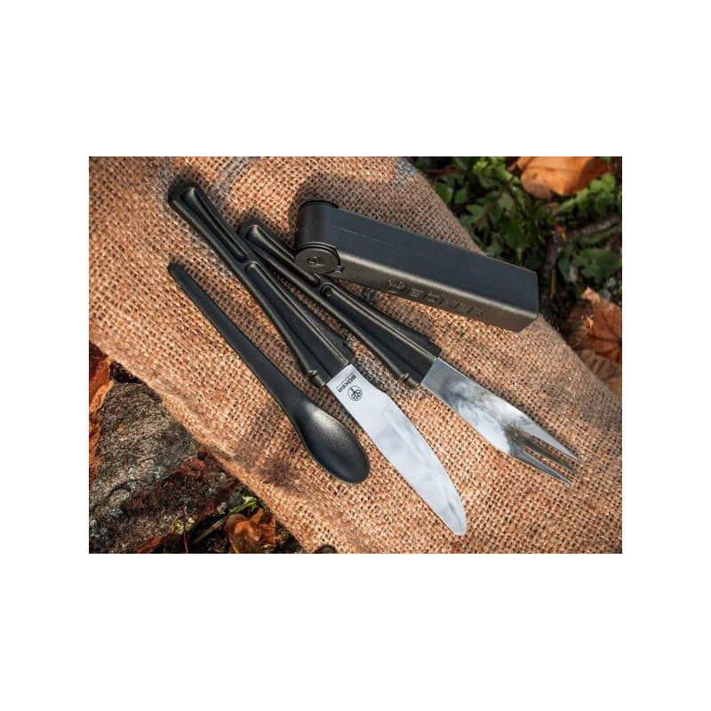 Talheres de campanha Böker Snack Pack