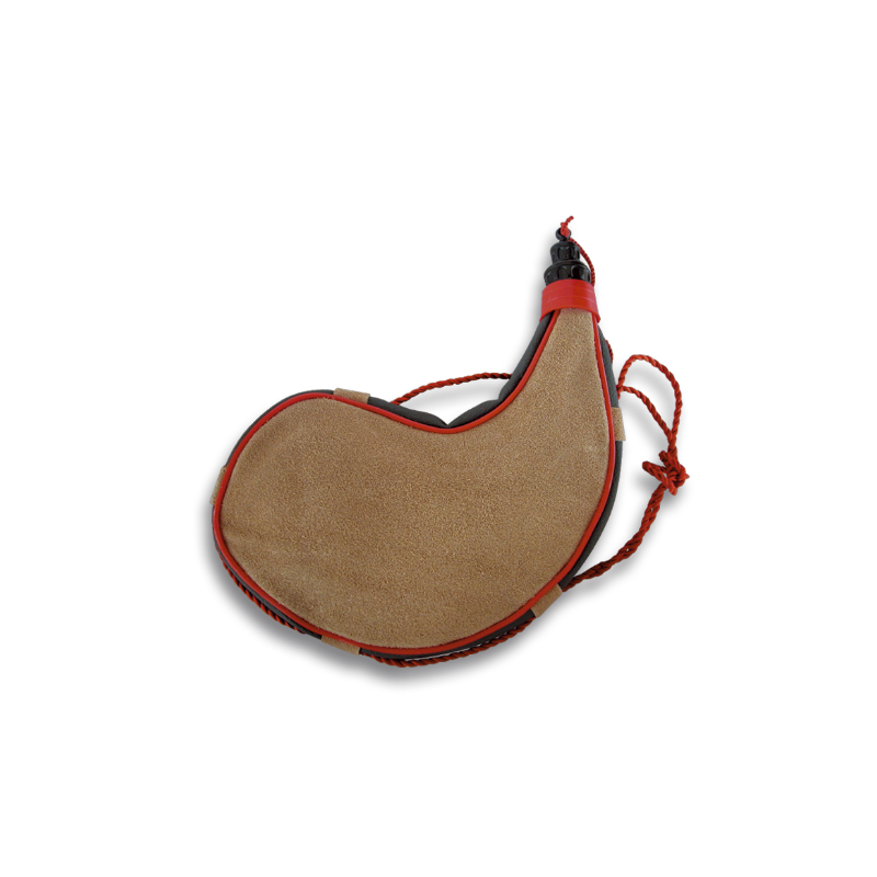 LEATHER CURVED HUNTING CANTEEN