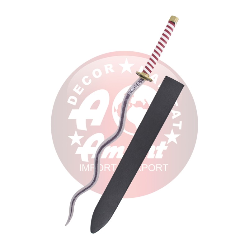 Katana Obanai Iguro Branco - Kimetsu No Yaiba